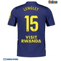 Camisa de Futebol Atletico Madrid Clement Lenglet #15 Equipamento Secundário 2025-26 Manga Curta